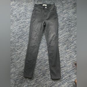 Madewell Curvy Roadtripper Black Denim Jeans - 26